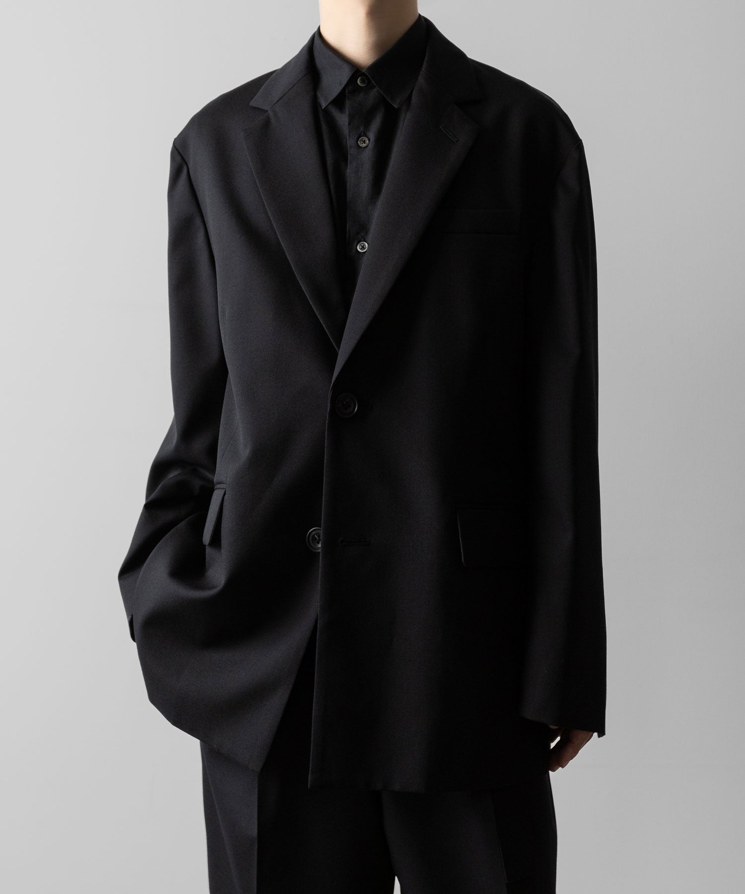 ssstein(シュタイン)のOVERSIZED SINGLE BREASTED JACKET - BLACKの公式通販サイトsession福岡セレクトショップ