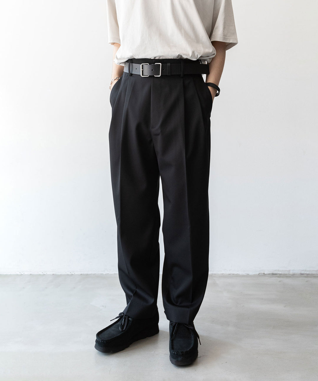 【stein】BELTLESS WIDE TROUSERS シュタイン23aw sessionセッション福岡セレクトショップ 公式通販サイト