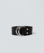 画像をギャラリービューアに読み込む, VEIN ヴェインのGUIDI LEATHER DOUBLE RING  BELT - BLACKの公式通販サイトsession福岡セレクトショップ
