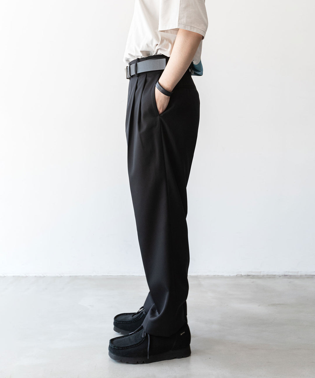 【stein】BELTLESS WIDE TROUSERS シュタイン23aw sessionセッション福岡セレクトショップ 公式通販サイト