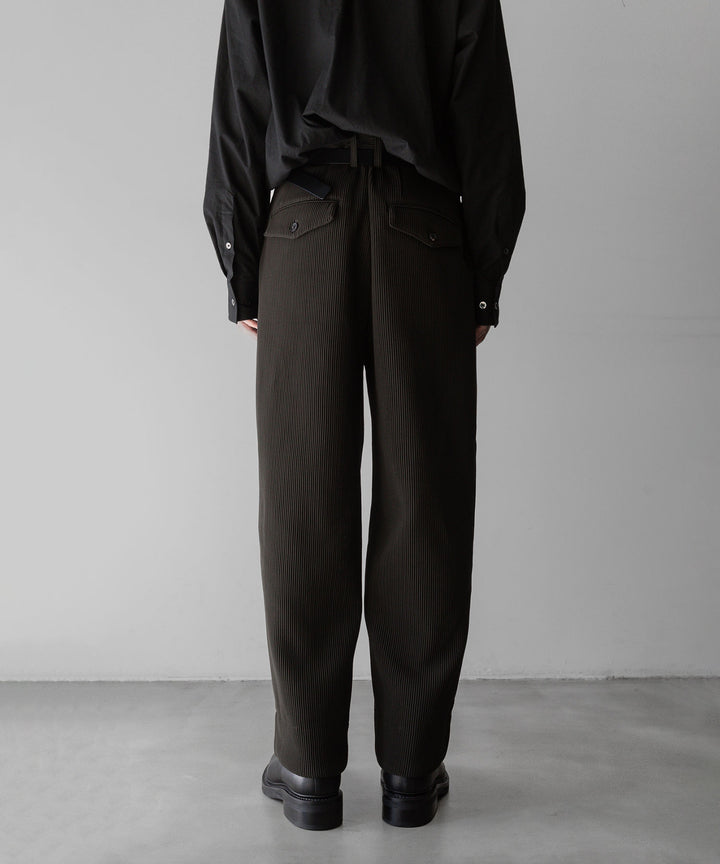 【stein】ssstein シュタインのGRADATION PLEATS WIDE TROUSERSのMILITARY KHAKI　 公式通販サイトsession福岡セレクトショップ