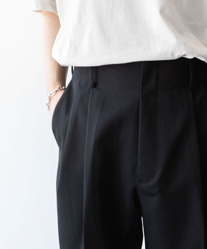 【stein】BELTLESS WIDE TROUSERS シュタイン23aw sessionセッション福岡セレクトショップ 公式通販サイト