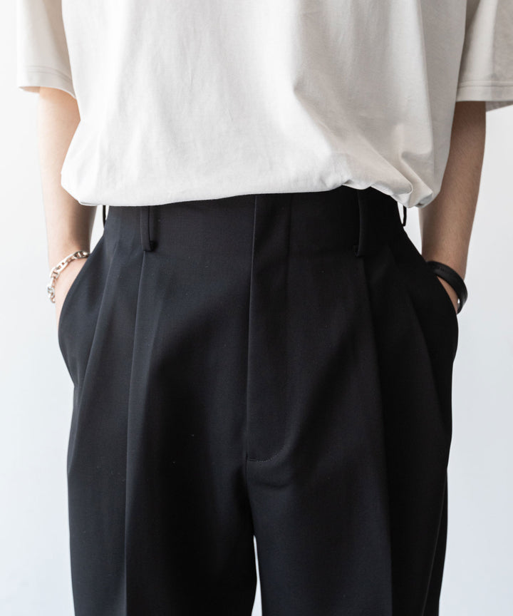 【stein】BELTLESS WIDE TROUSERS シュタイン23aw sessionセッション福岡セレクトショップ 公式通販サイト
