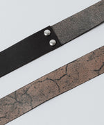 画像をギャラリービューアに読み込む, VEIN ヴェインのGUIDI LEATHER DOUBLE RING  BELT - BLACKの公式通販サイトsession福岡セレクトショップ
