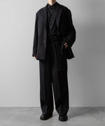 画像をギャラリービューアに読み込む, ssstein(シュタイン)のBELTED WIDE TROUSERS - BLACKの公式通販サイトsession福岡セレクトショップ
