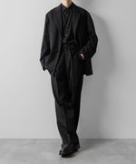 画像をギャラリービューアに読み込む, ssstein(シュタイン)のBELTED WIDE TROUSERS - BLACKの公式通販サイトsession福岡セレクトショップ
