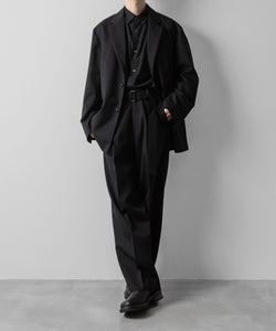 ssstein(シュタイン)のBELTED WIDE TROUSERS - BLACKの公式通販サイトsession福岡セレクトショップ