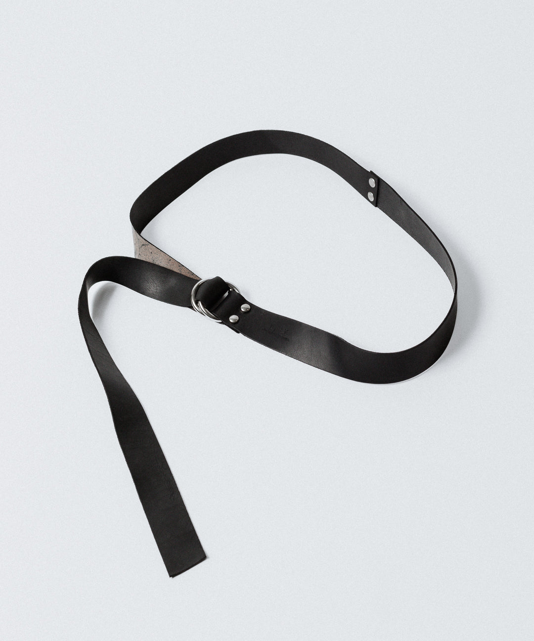 VEIN ヴェインのGUIDI LEATHER DOUBLE RING  BELT - BLACKの公式通販サイトsession福岡セレクトショップ