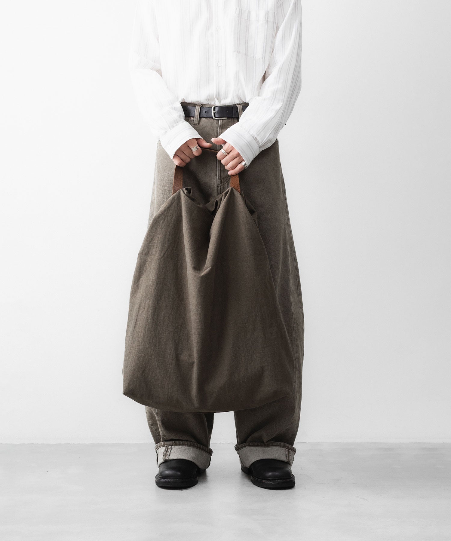 KaILI - カイリ】COTTON HEMP TRANSFORM BAG L - BROWN | 公式通販