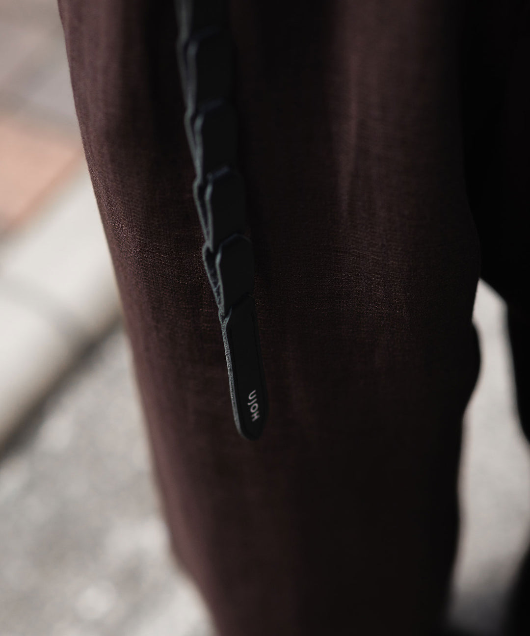 UJOH - ウジョーのLEATHER CHAIN BELTのBLACK公式通販サイトsession福岡セレクトショップ