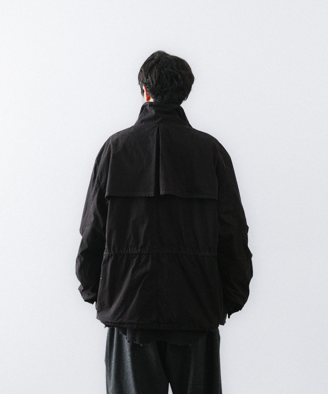 concause-コンコースのHALF MOUNTAIN COATのBLACK公式通販サイトsession福岡セレクトショップ