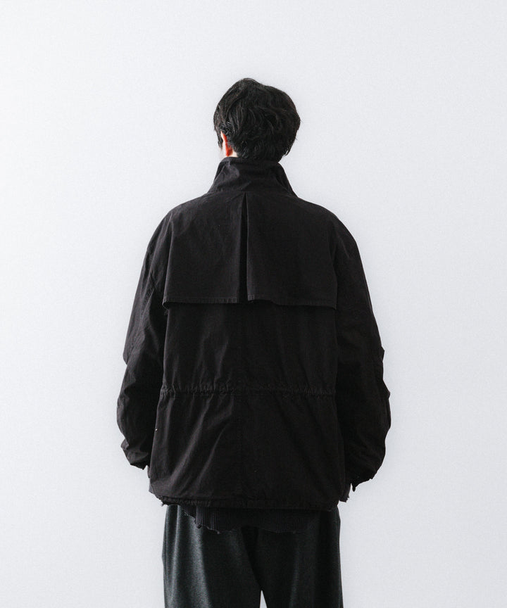 concause-コンコースのHALF MOUNTAIN COATのBLACK公式通販サイトsession福岡セレクトショップ