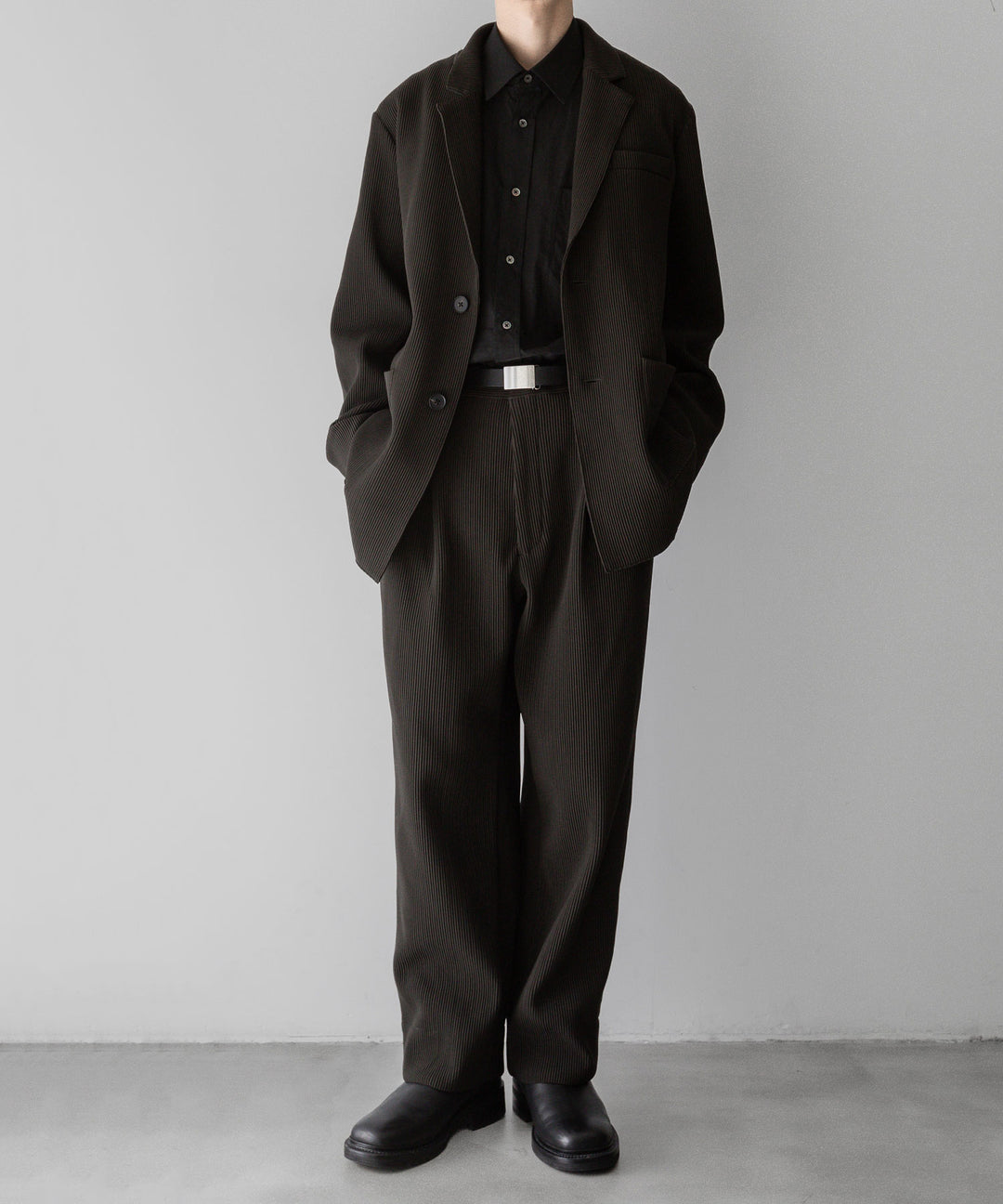【stein】ssstein シュタインのGRADATION PLEATS WIDE TROUSERSのMILITARY KHAKI　 公式通販サイトsession福岡セレクトショップ
