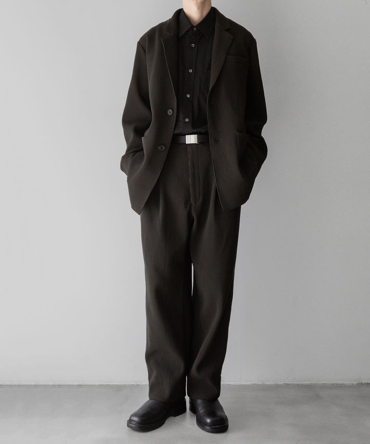 【stein】ssstein シュタインのGRADATION PLEATS WIDE TROUSERSのMILITARY KHAKI　 公式通販サイトsession福岡セレクトショップ
