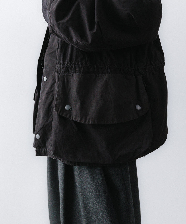 concause-コンコースのHALF MOUNTAIN COATのBLACK公式通販サイトsession福岡セレクトショップ