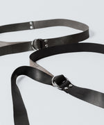 画像をギャラリービューアに読み込む, VEIN ヴェインのGUIDI LEATHER DOUBLE RING  BELT - GRAYの公式通販サイトsession福岡セレクトショップ
