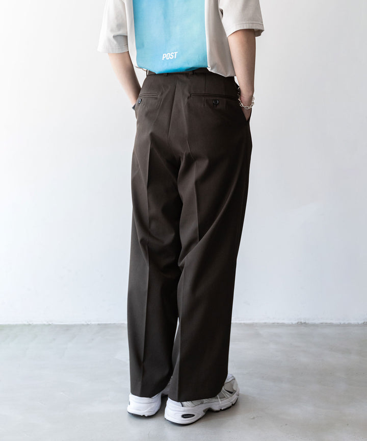 【stein】BELTED WIDE STRAIGHT TROUSERS シュタイン23aw sessionセッション福岡セレクトショップ 公式通販サイト