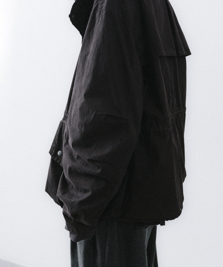 concause-コンコースのHALF MOUNTAIN COATのBLACK公式通販サイトsession福岡セレクトショップ