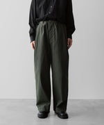 画像をギャラリービューアに読み込む, ANTHEM Aアンセムエー のCOTTON TWILL NO-BRAINER PANTS - OLIVEの公式通販サイトsession福岡セレクトショップ
