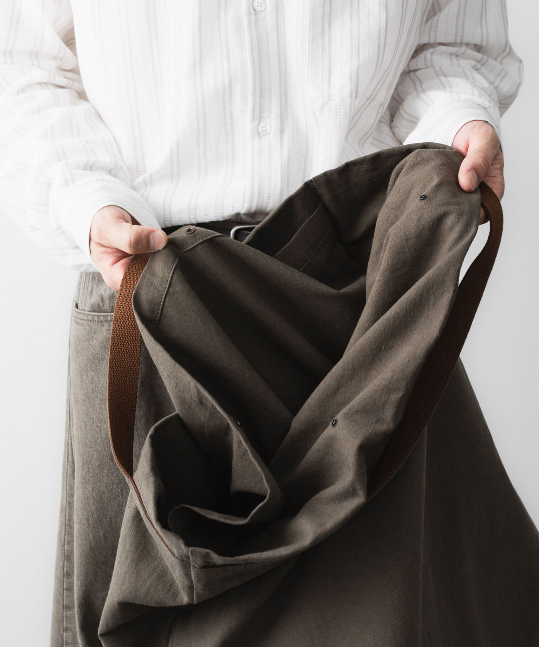 KaILI カイリのCOTTON HEMP TRANSFORM BAG L のBROWN 公式通販サイトsession福岡セレクトショップ