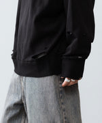 画像をギャラリービューアに読み込む, CODA コーダ FADED BLACK WASHED DESTROYED SWEATSHIRTのADED BLACK公式通販サイトsession福岡セレクトショップ
