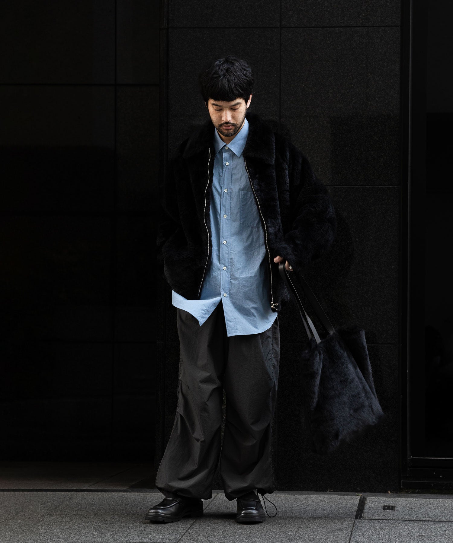 ssstein(シュタイン)の24AWコレクション ACRYLIC FUR JACKET - BLACK 公式通販サイトsession福岡セレクトショップ