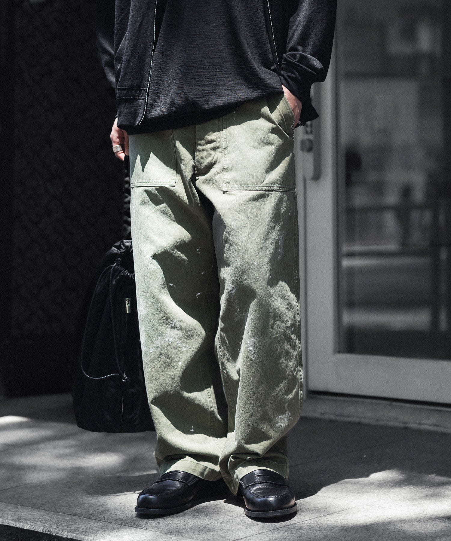 INTÉRIM/インテリム】 MILK PAINT VINTAGE WASH ORGANIC COTTON US