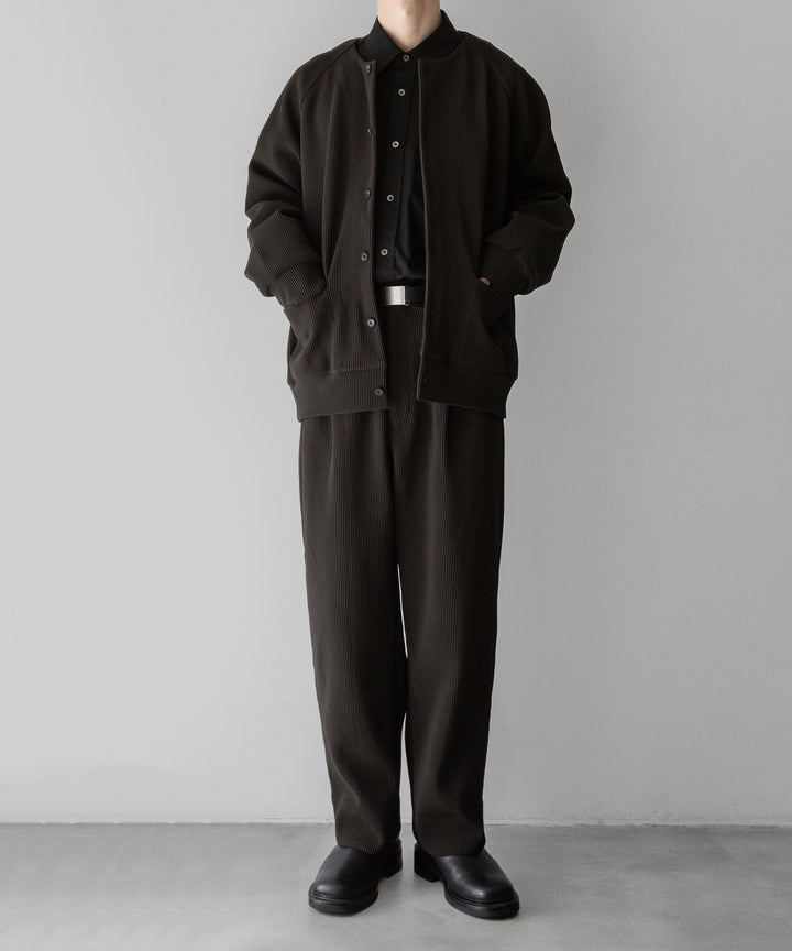 【stein】ssstein シュタインのGRADATION PLEATS WIDE TROUSERSのMILITARY KHAKI　 公式通販サイトsession福岡セレクトショップ