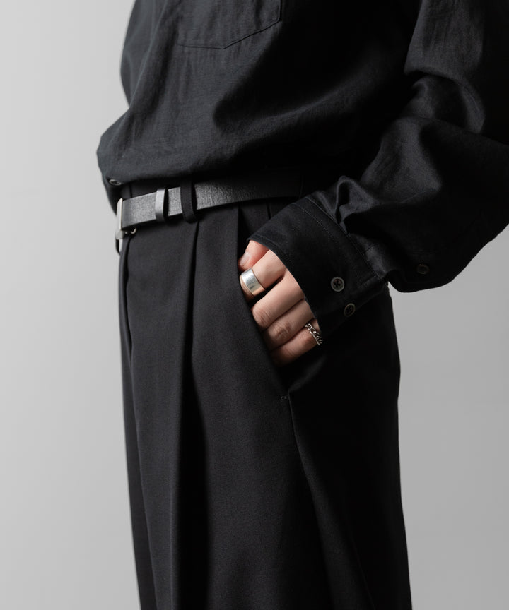 ssstein(シュタイン)のOVERTUCKED EXTRA WIDE TROUSERS(2/72 WOOL GABARDINE)の公式通販サイトsession福岡セレクトショップ