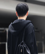 画像をギャラリービューアに読み込む, WWW WRAPINKNOT wool wearのZIP HOODIEのBLACK 公式通販サイトsession福岡セレクトショップ
