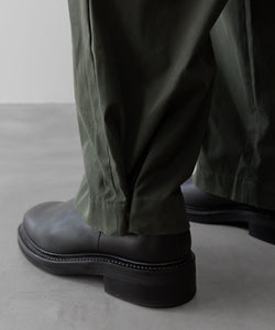 ANTHEM Aアンセムエー のCOTTON TWILL NO-BRAINER PANTS - OLIVEの公式通販サイトsession福岡セレクトショップ