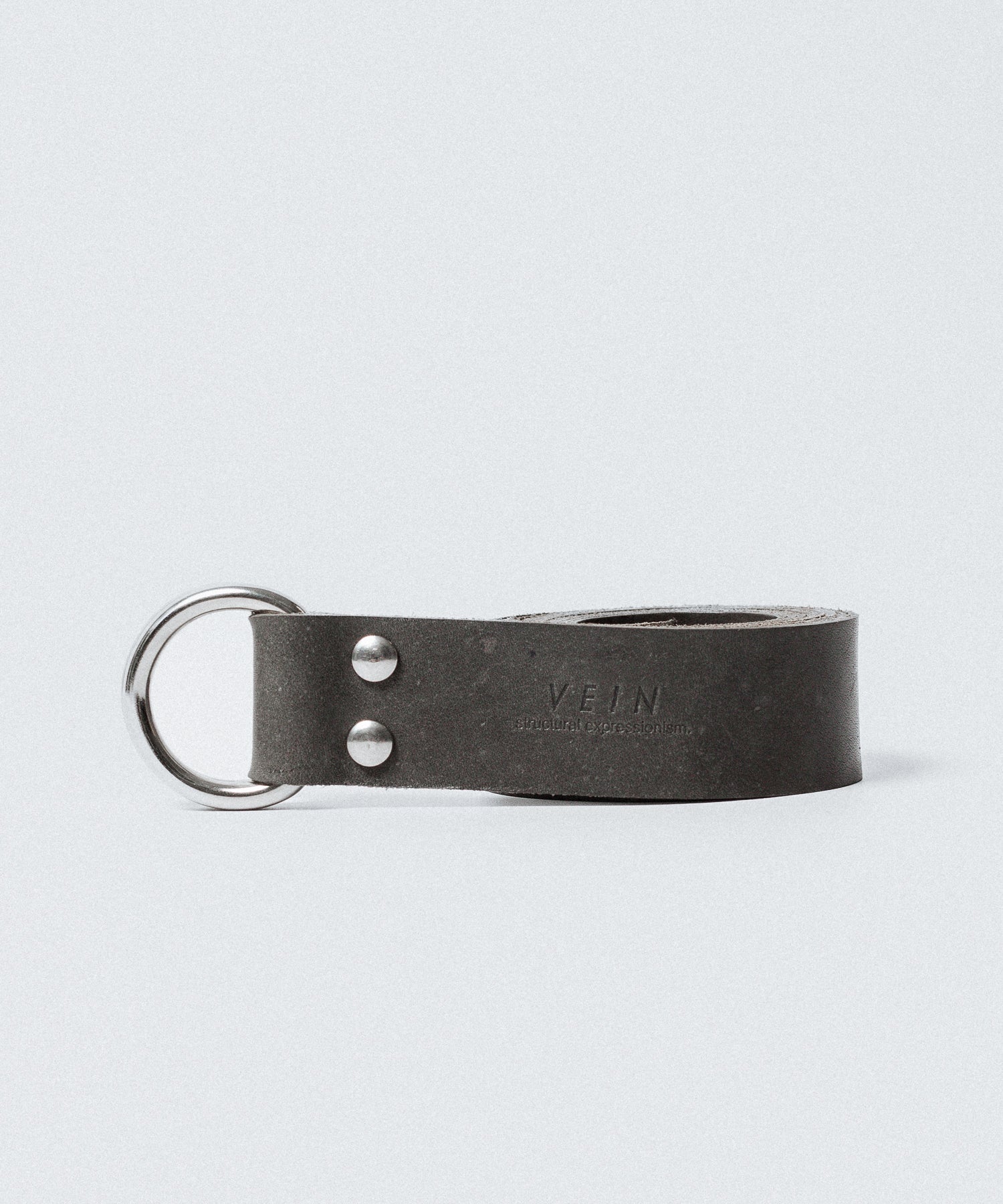 VEIN ヴェインのGUIDI LEATHER DOUBLE RING  BELT - GRAYの公式通販サイトsession福岡セレクトショップ