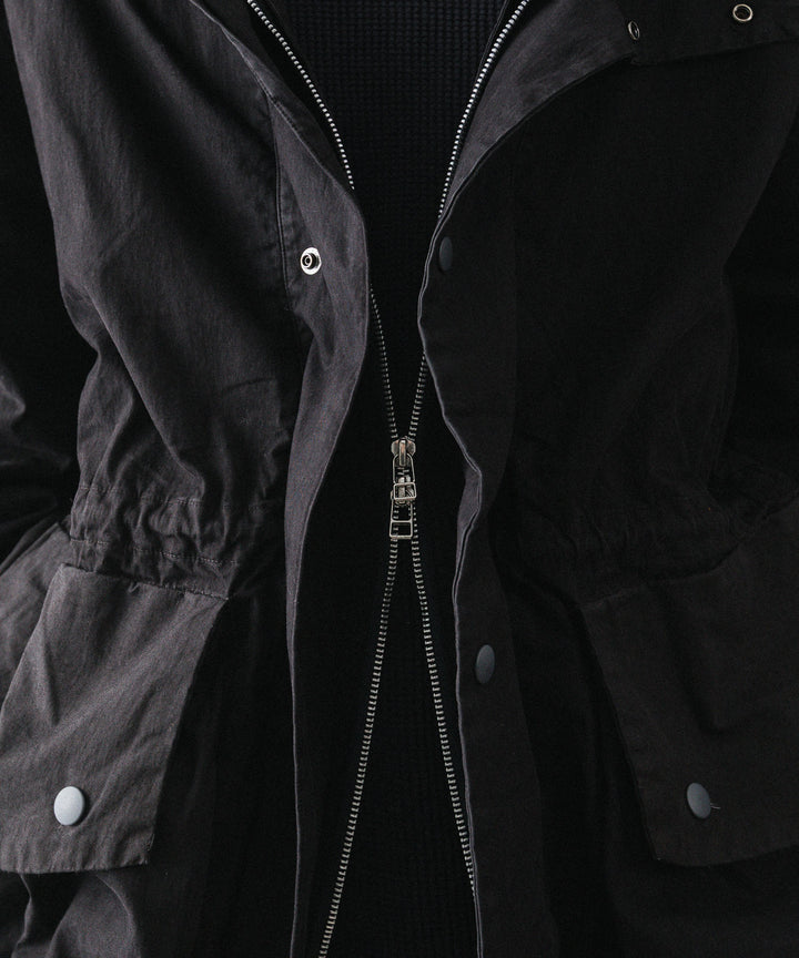 concause-コンコースのHALF MOUNTAIN COATのBLACK公式通販サイトsession福岡セレクトショップ