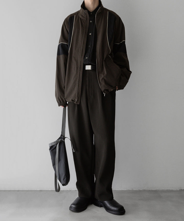 【stein】ssstein シュタインのGRADATION PLEATS WIDE TROUSERSのMILITARY KHAKI　 公式通販サイトsession福岡セレクトショップ
