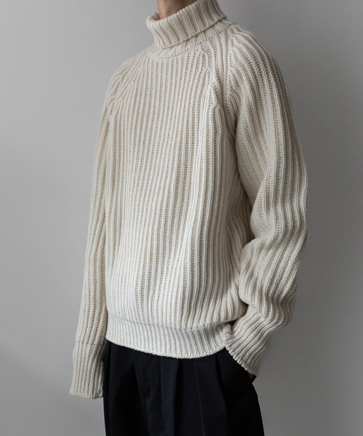 【INTÉRIM】インテリムの60s 3GG RAGLAN FISHERMAN SWEATER TURTLE - OFF sessionセッション福岡セレクトショップ 公式通販サイト