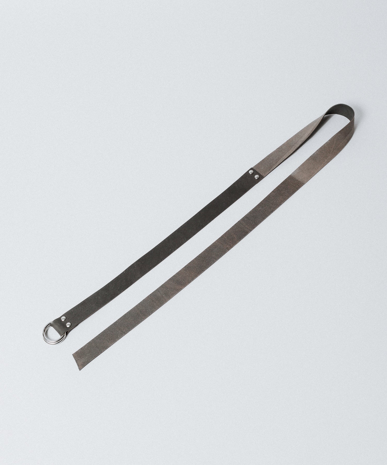VEIN ヴェインのGUIDI LEATHER DOUBLE RING  BELT - GRAYの公式通販サイトsession福岡セレクトショップ