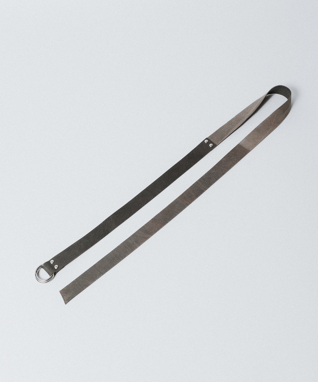 VEIN ヴェインのGUIDI LEATHER DOUBLE RING  BELT - GRAYの公式通販サイトsession福岡セレクトショップ