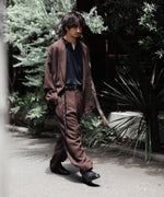 画像をギャラリービューアに読み込む, UJOH - ウジョーのWIDE 2 TUCK PNTのCHOCOLATE公式通販サイトsession福岡セレクトショップ
