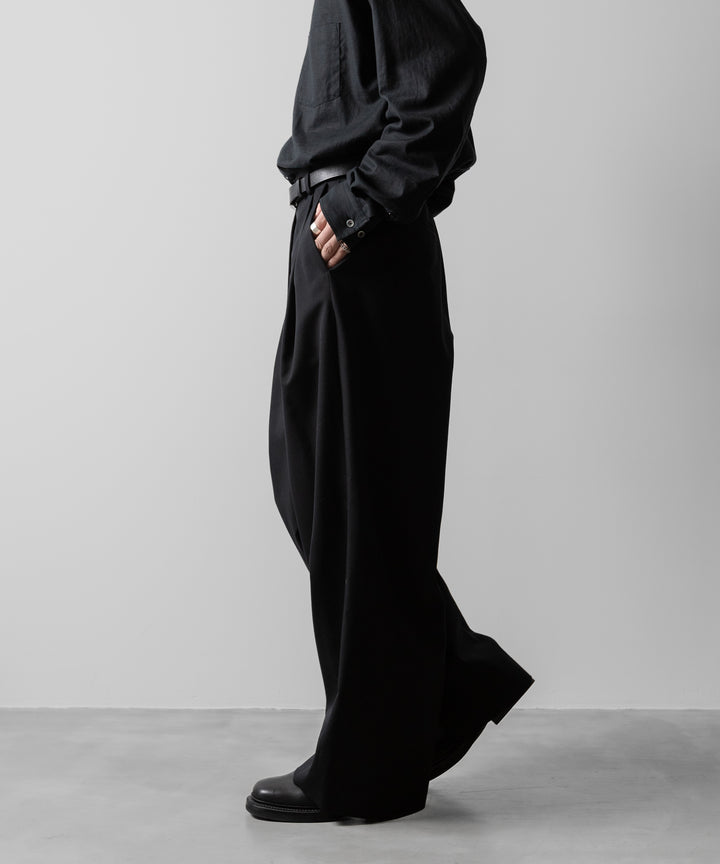 ssstein(シュタイン)のOVERTUCKED EXTRA WIDE TROUSERS(2/72 WOOL GABARDINE)の公式通販サイトsession福岡セレクトショップ