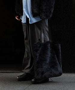 ssstein(シュタイン)の24AWコレクション ACRYLIC FUR TOTE BAG - BLACK 公式通販サイトsession福岡セレクトショップ