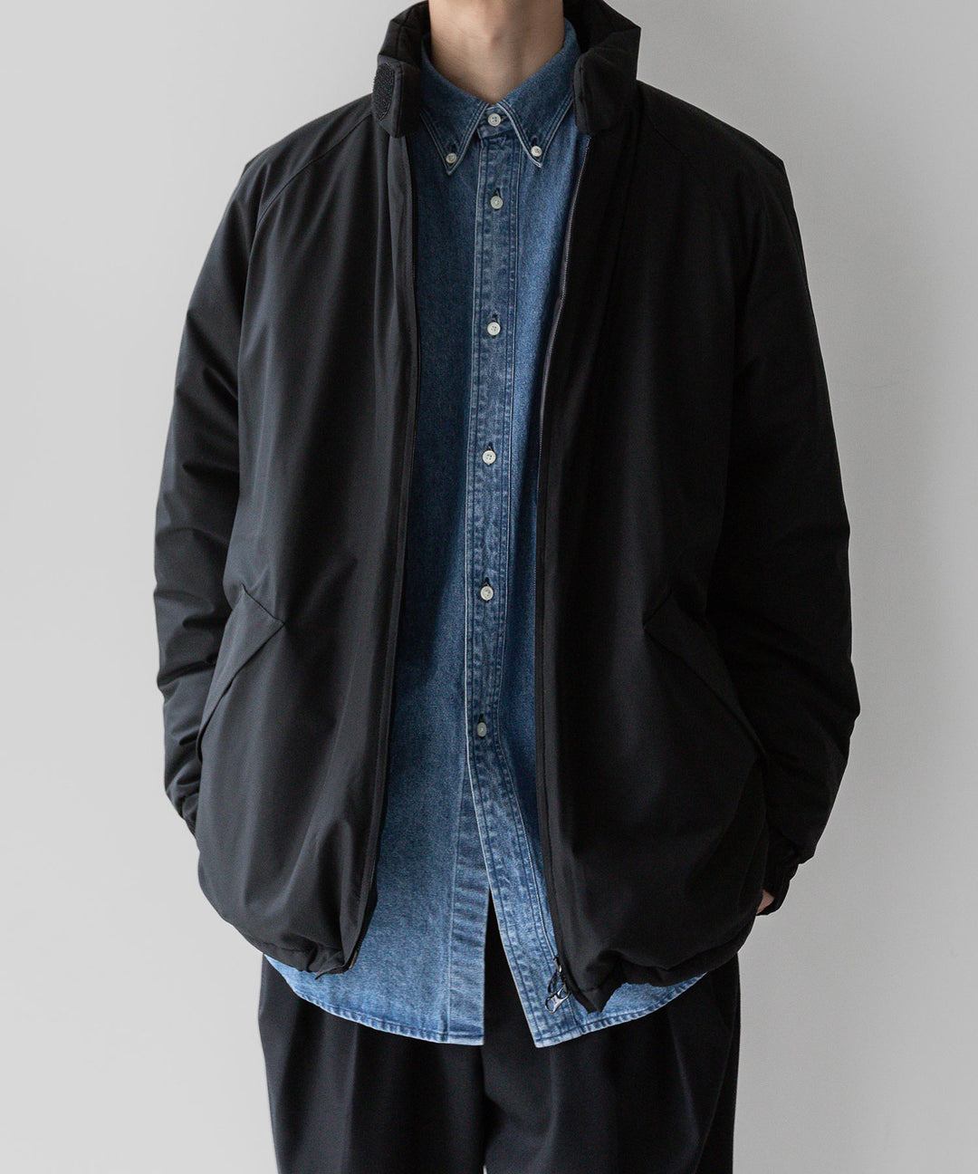 【INTÉRIM インテリム 90’S FIT UK HEAVY USED DENIM BUTTON DOWN SHIRT - U.NAVY sessionセッション福岡セレクトショップ 公式通販サイト