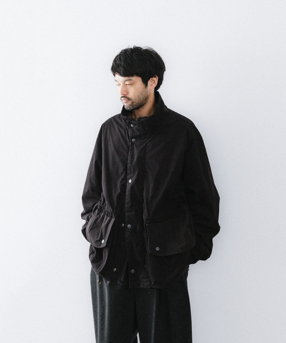concause-コンコースのHALF MOUNTAIN COATのBLACK公式通販サイトsession福岡セレクトショップ