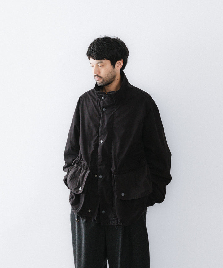 concause-コンコースのHALF MOUNTAIN COATのBLACK公式通販サイトsession福岡セレクトショップ