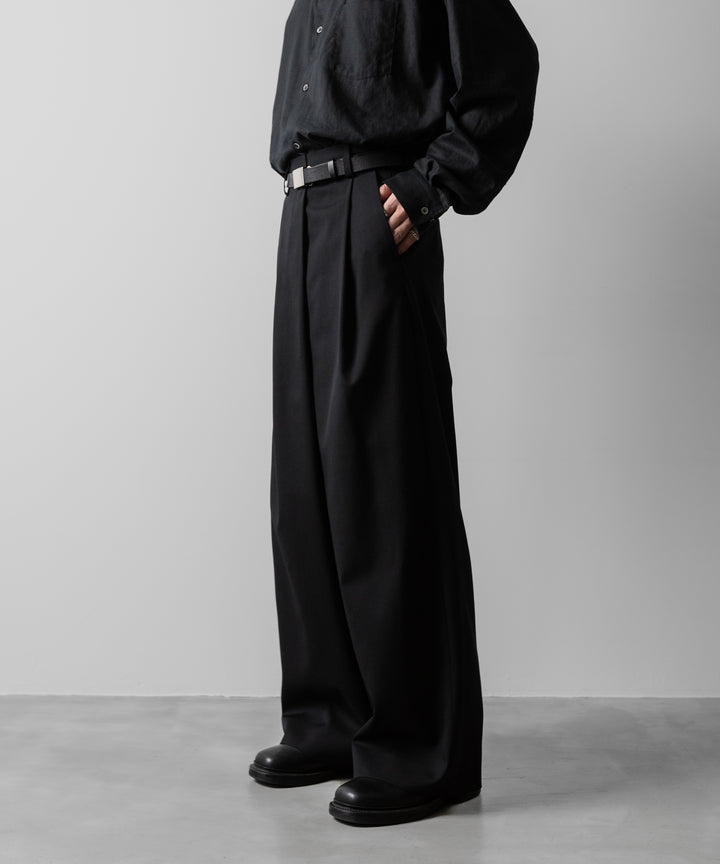 ssstein(シュタイン)のOVERTUCKED EXTRA WIDE TROUSERS(2/72 WOOL GABARDINE)の公式通販サイトsession福岡セレクトショップ