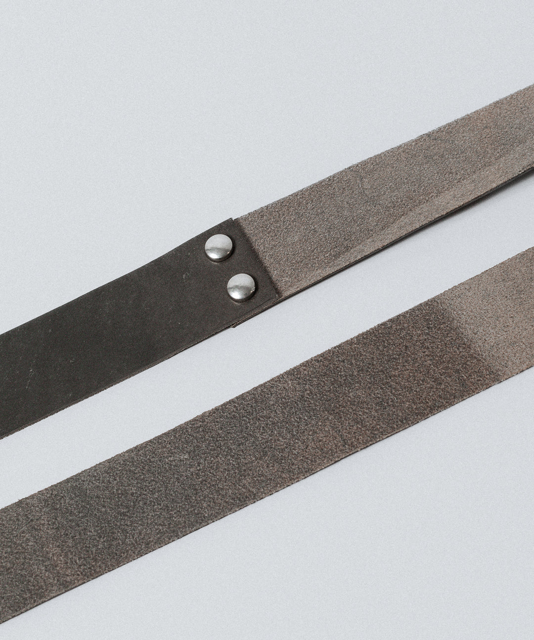 VEIN ヴェインのGUIDI LEATHER DOUBLE RING  BELT - GRAYの公式通販サイトsession福岡セレクトショップ