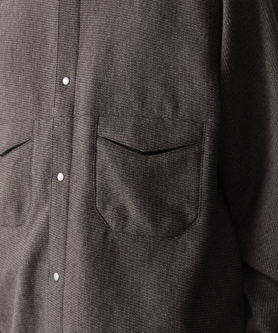 OPPOSE DUALITY-オポーズデュアリティのOFFICER SHIRT YAKのBROWN公式通販サイトsession福岡セレクトショップ