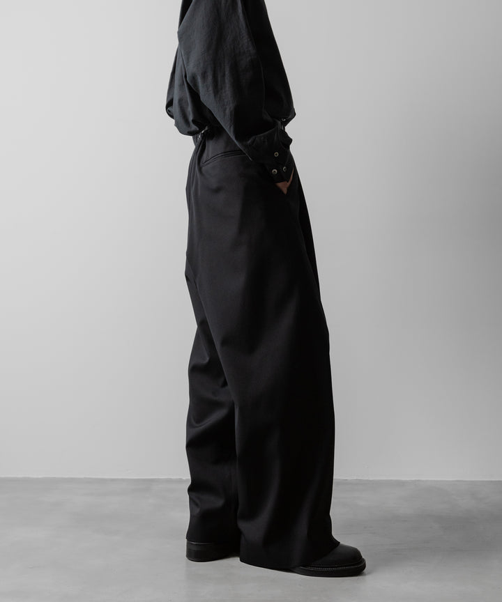 ssstein(シュタイン)のOVERTUCKED EXTRA WIDE TROUSERS(2/72 WOOL GABARDINE)の公式通販サイトsession福岡セレクトショップ