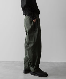 ANTHEM Aアンセムエー のCOTTON TWILL NO-BRAINER PANTS - OLIVEの公式通販サイトsession福岡セレクトショップ