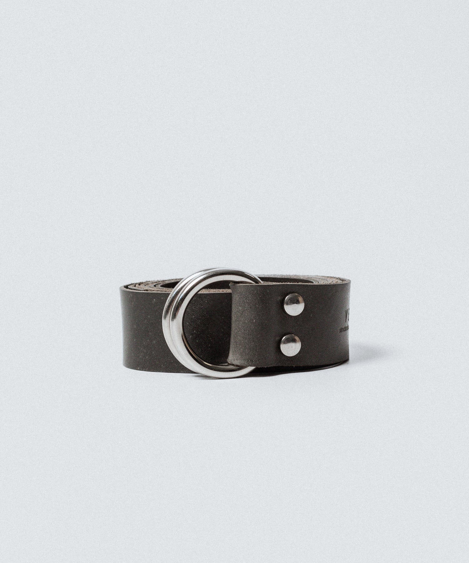 VEIN ヴェインのGUIDI LEATHER DOUBLE RING  BELT - GRAYの公式通販サイトsession福岡セレクトショップ