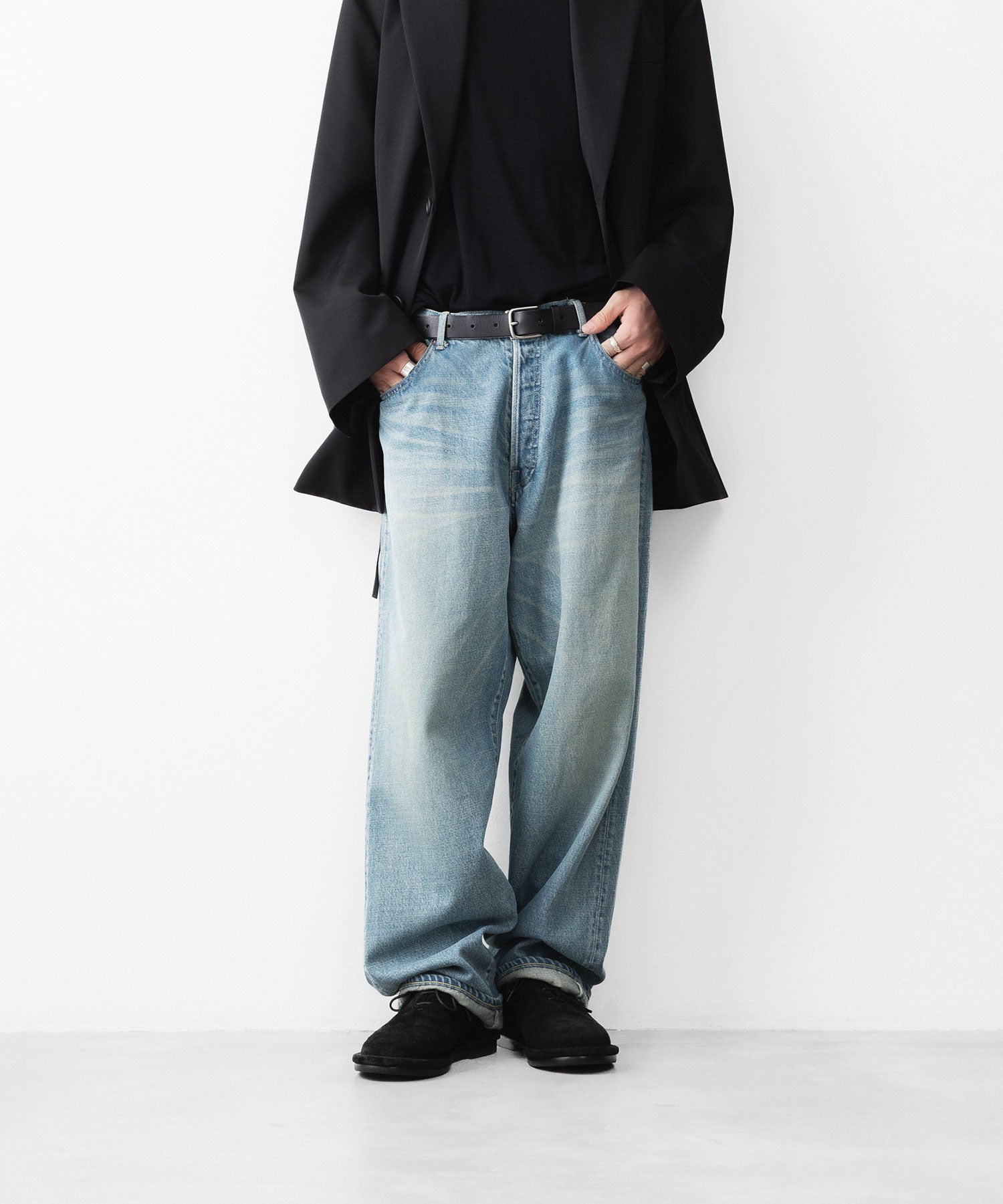 ssstein / シュタイン】OVERSIZE FIT DENIM PANTS - INDIGO | 公式通販